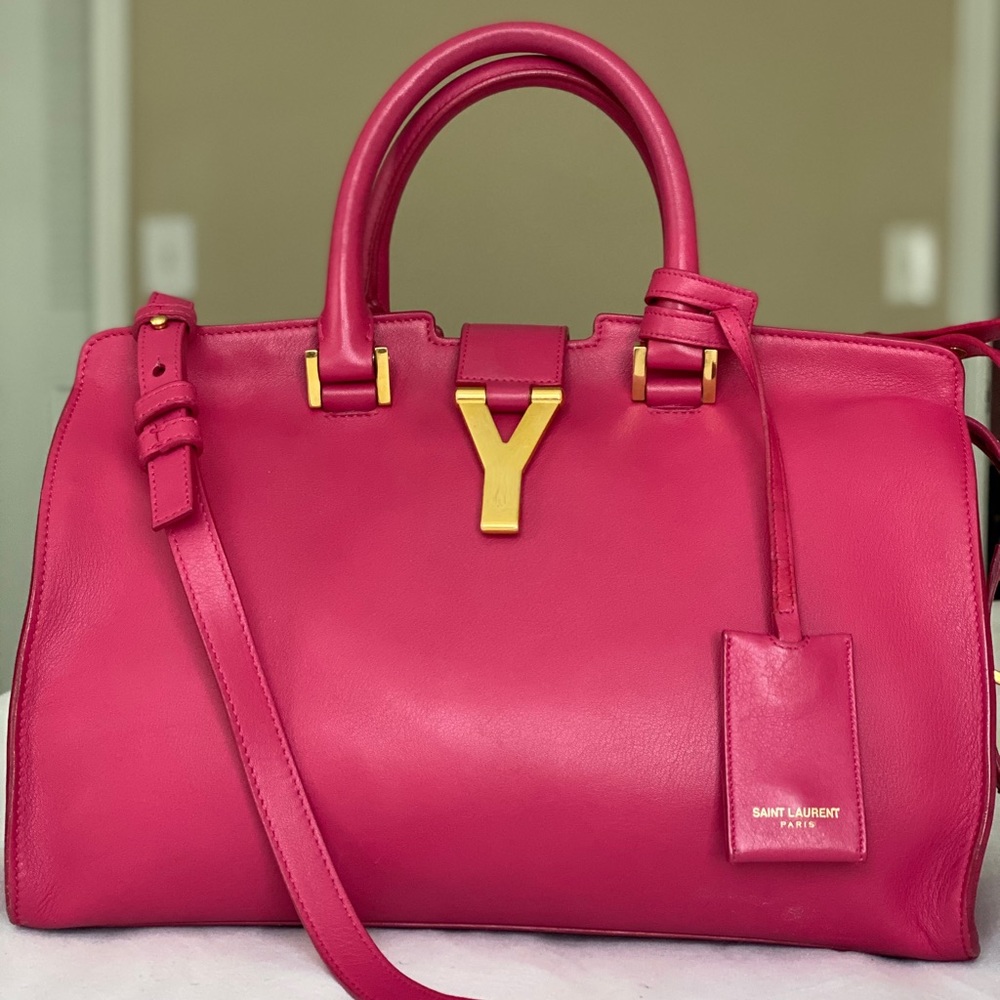 YSL Small Cabas Pink 💖